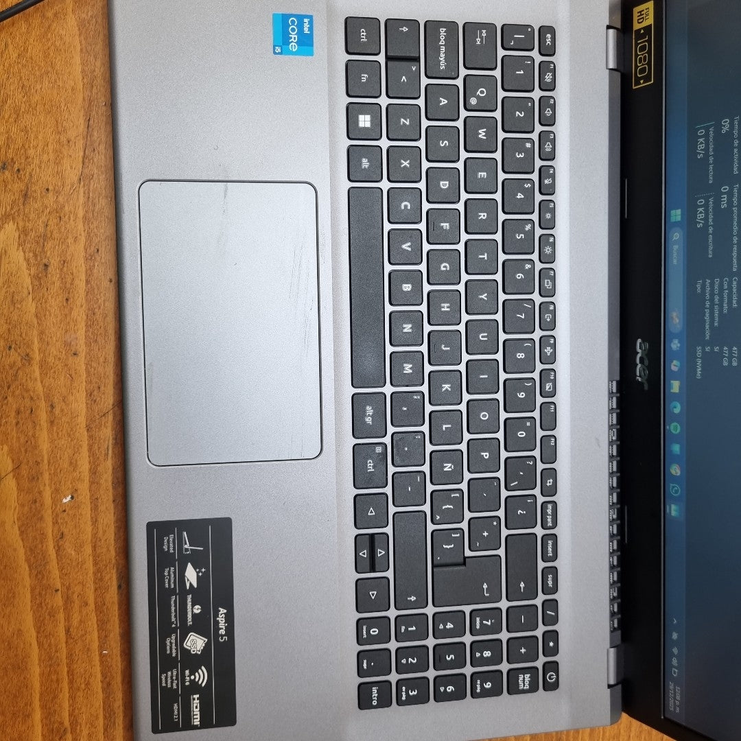 LAPTOP ACER ASPIRE 5 A514-54-79V9 (2023) 512 GB SSD 16 GB RAM (SEMINUEVO)