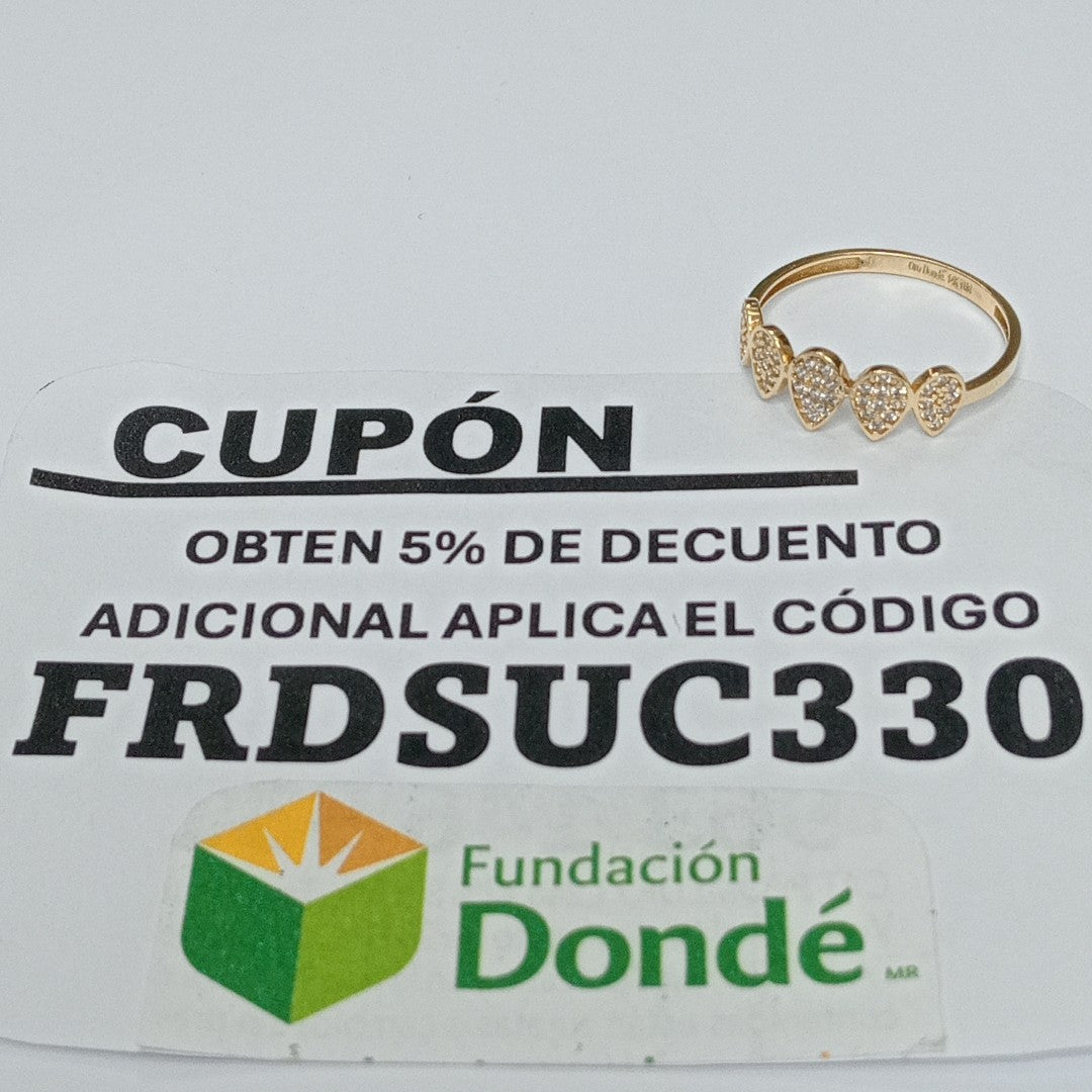 ANILLOS DAMA ORO 14K 1.5 (NUEVO)