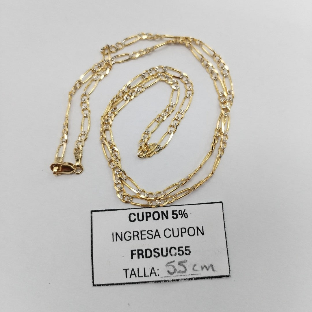 CADENA TEJIDO 3X1 8.4G 55 CM (NUEVO)