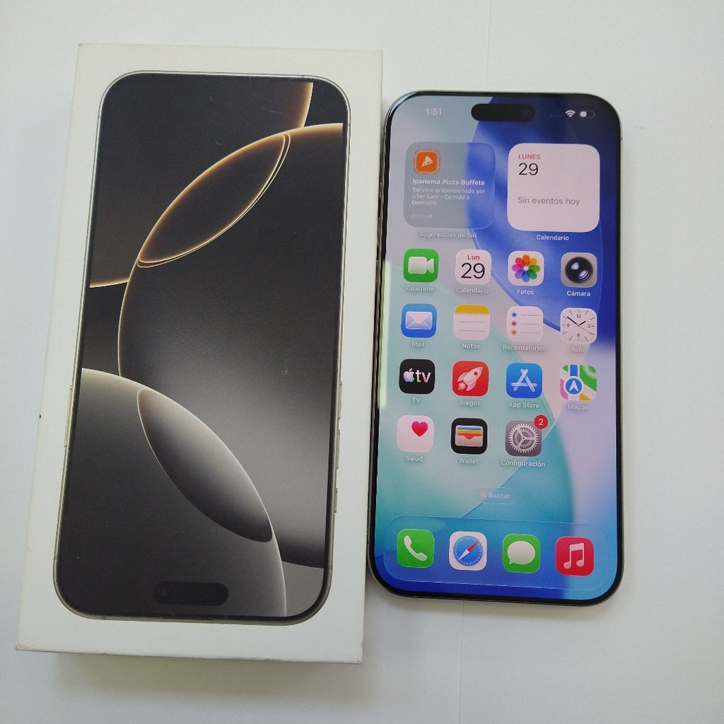CELULAR APPLE IPHONE 16 PRO MAX A3295 (2024) 256 GB 8 GB RAM (SEMINUEVO)