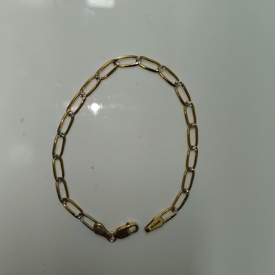 PULSERA TEJIDO ESLABONES 4G 18 CM (NUEVO)