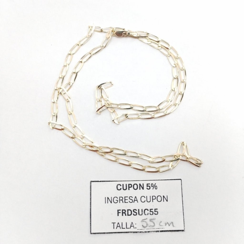 CADENA TEJIDO ESLABONES 6.7G 55 CM (NUEVO)