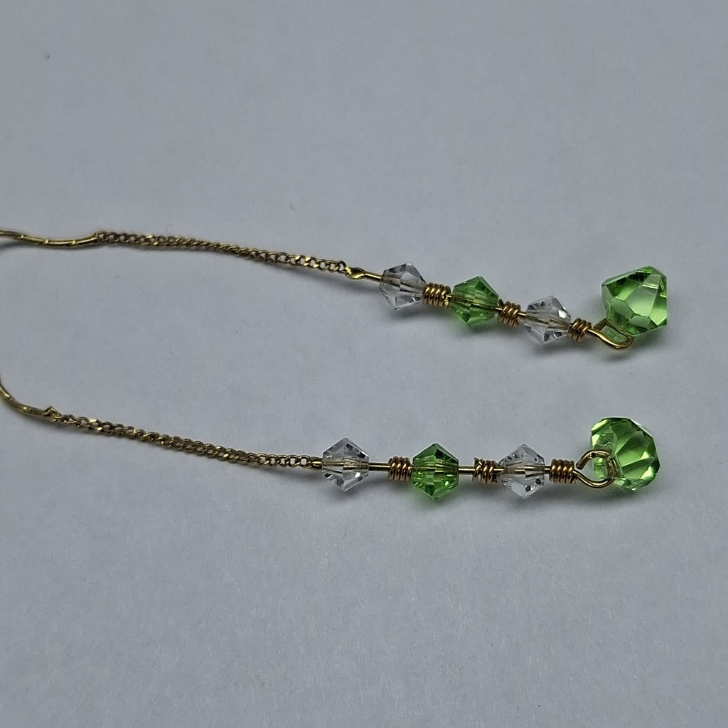 ARETES PAR ORO 14 K 1.9 GRMS (SEMINUEVO)