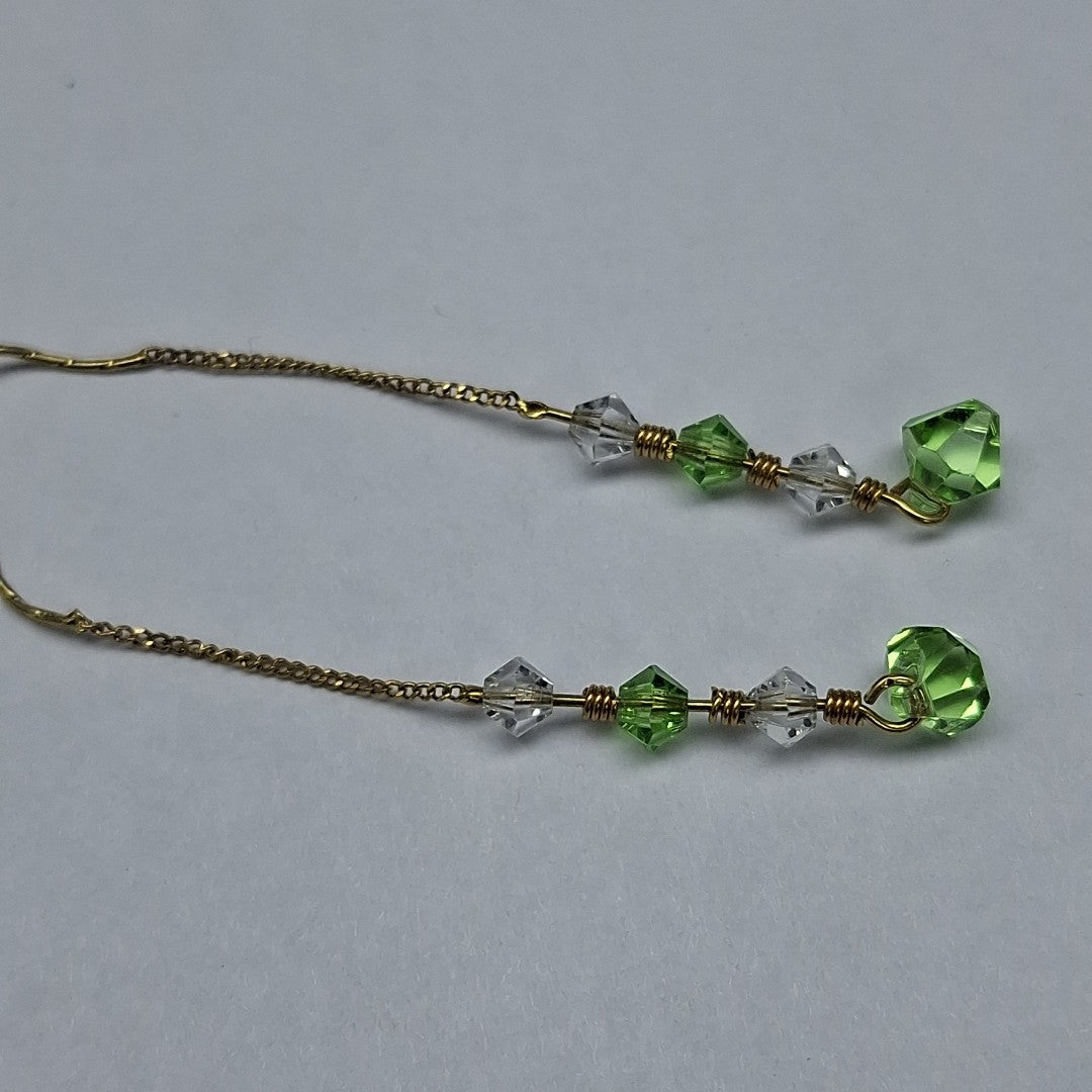 ARETES PAR ORO 14 K 1.9 GRMS (SEMINUEVO)