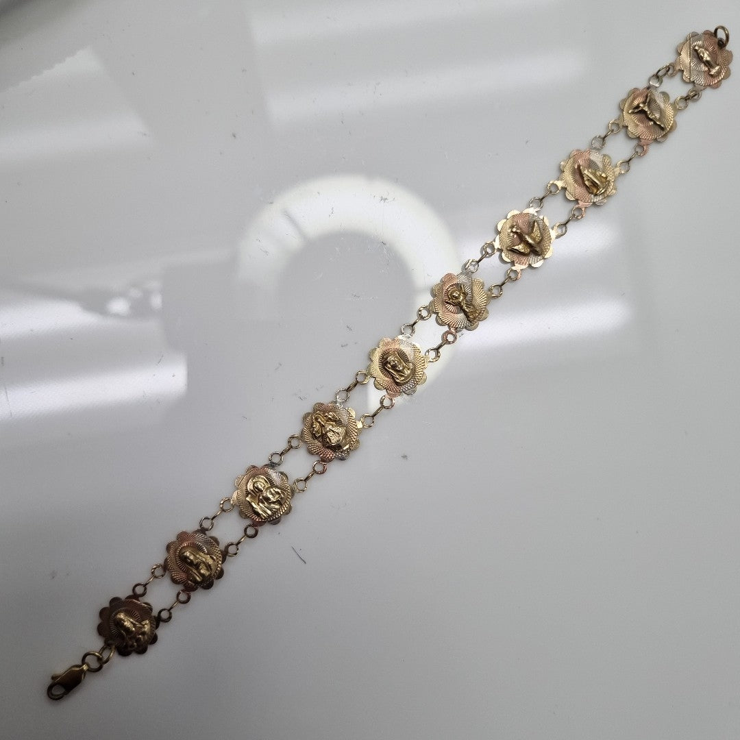 PULSERA ORO, ORO COMBINADO 8 K 8 GRMS (SEMINUEVO)