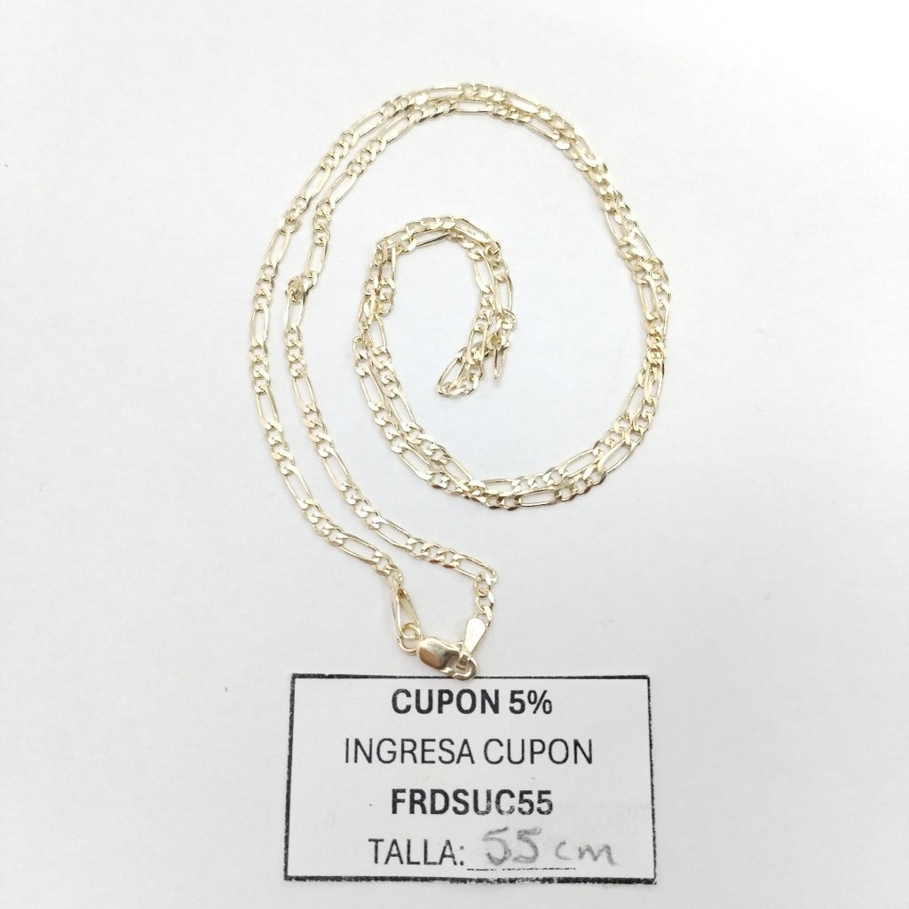 CADENA TEJIDO 3X1 5.1G 55 CM (NUEVO)