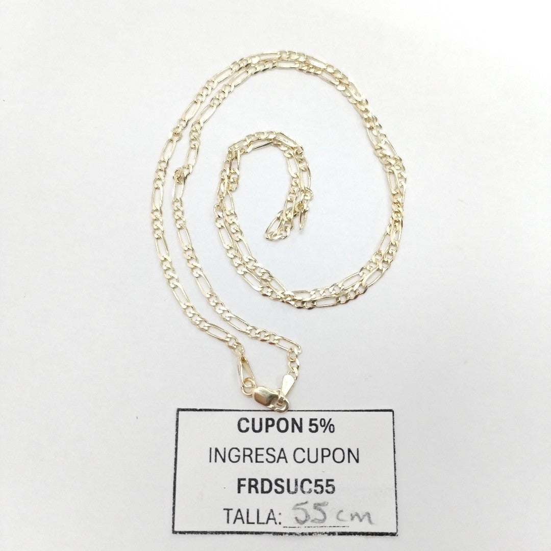 CADENA TEJIDO 3X1 5.1G 55 CM (NUEVO)