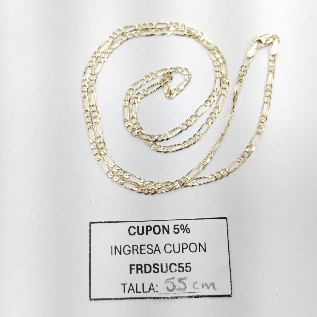 CADENA TEJIDO 3X1 5.1G 55 CM (NUEVO)