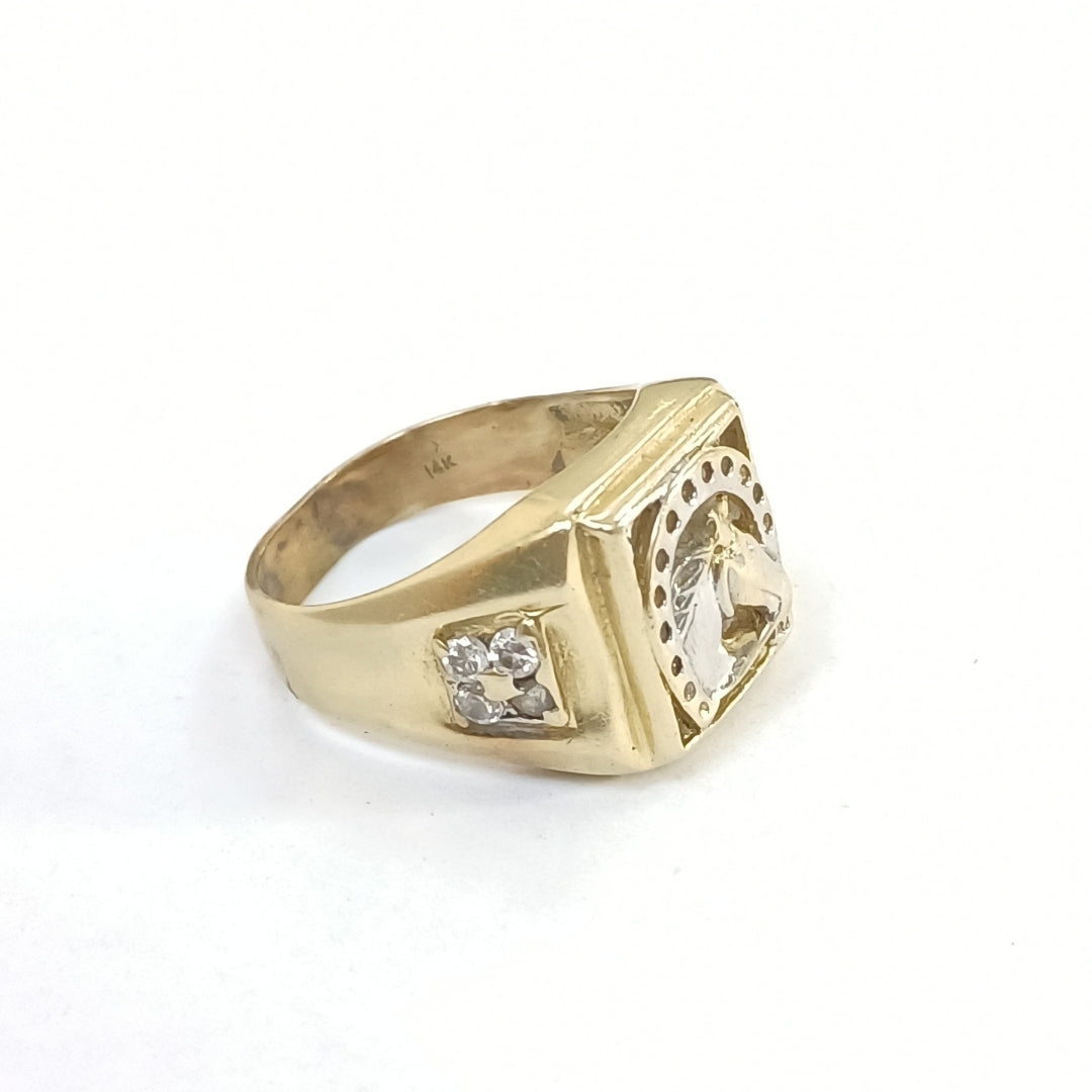ANILLO ORO 14 K 6.8 GRMS (SEMINUEVO)