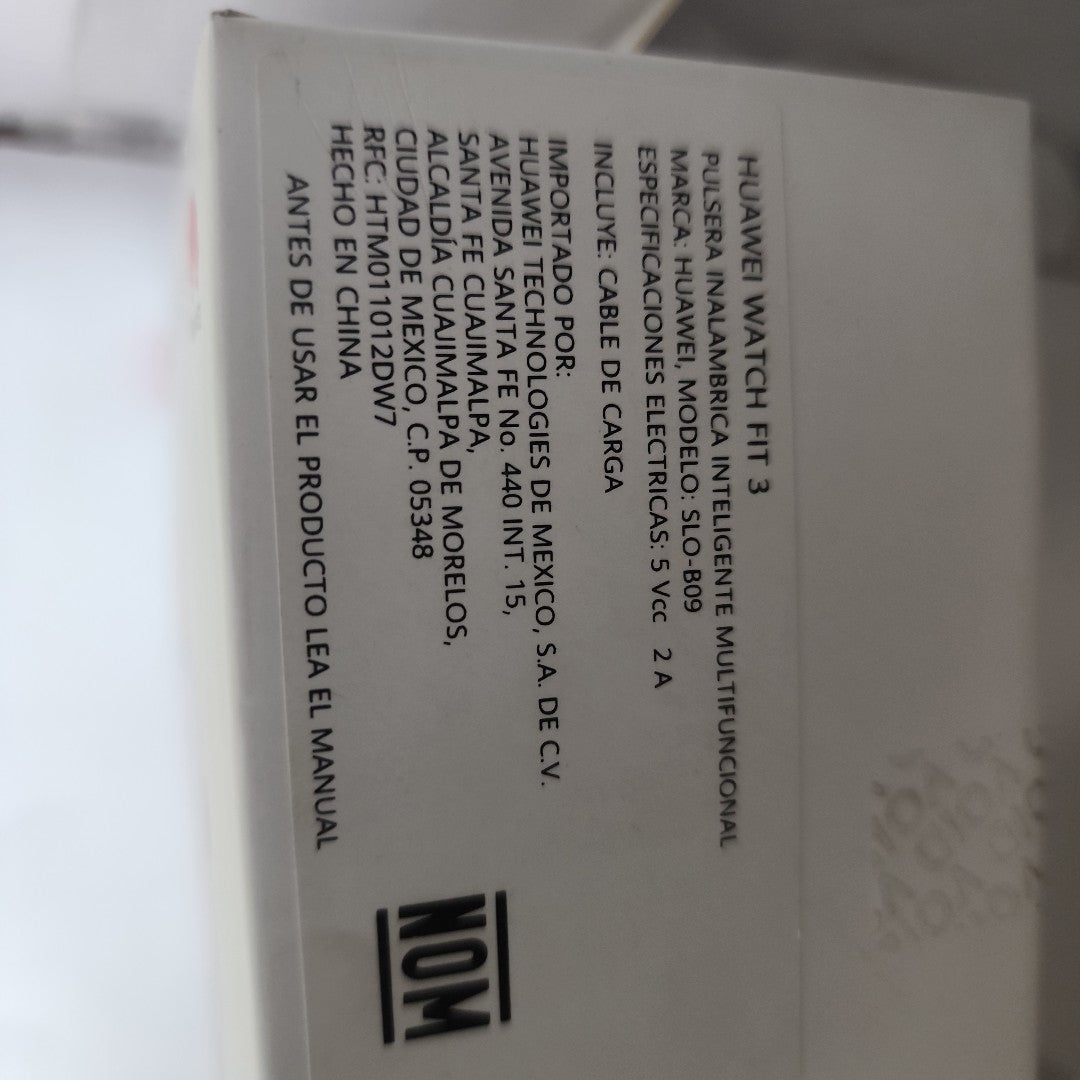 SMARTWATCH HUAWEI WATCH FIT 3 SLO-B09 44 MM BLUETOOTH (SEMINUEVO)