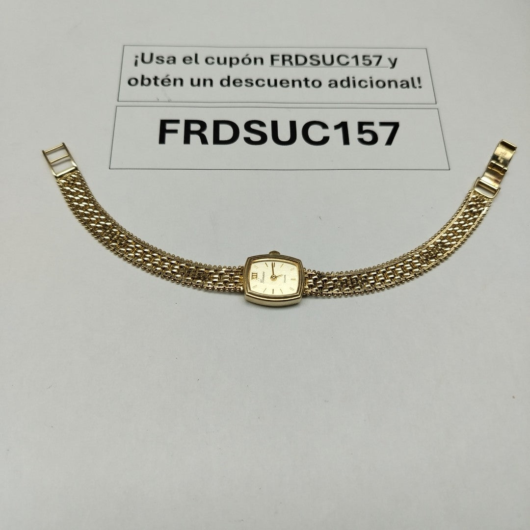 RELOJ CAJA Y PULSO ORO ORO 14 K 21 GRMS (SEMINUEVO)