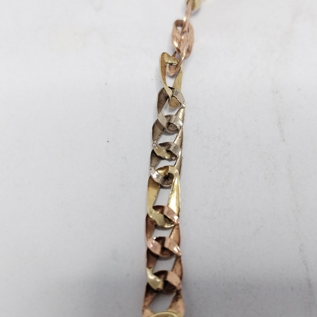 ESCLAVA ORO, ORO COMBINADO 14 K 3.9 GRMS (SEMINUEVO)