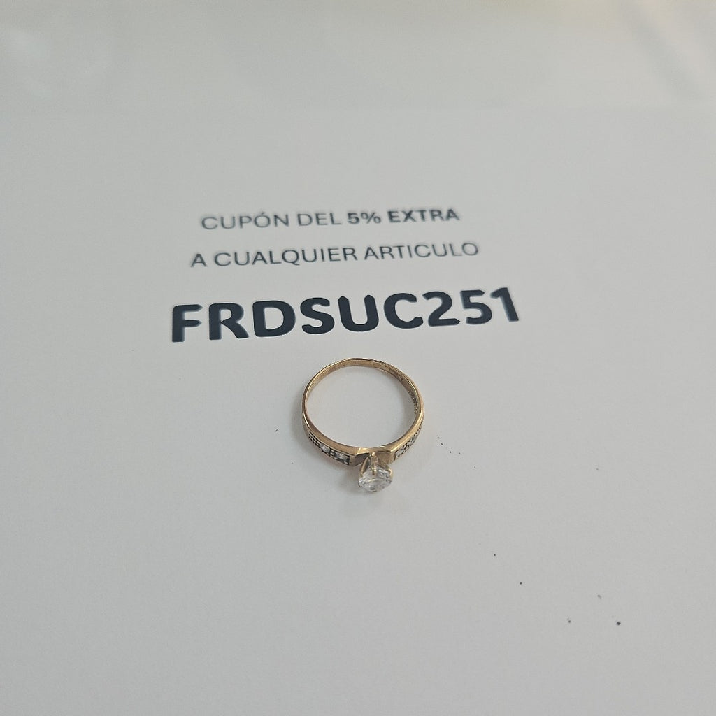 SOLITARIO ORO 10 K 1.7 GRMS (SEMINUEVO)