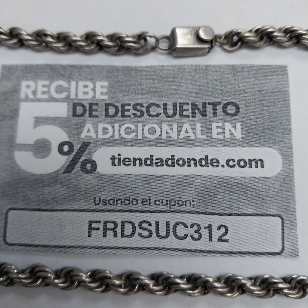 CADENA PLATA 52.6 GRMS (SEMINUEVO)