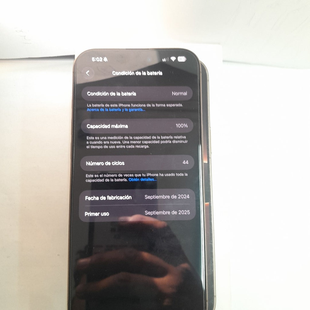 CELULAR APPLE IPHONE 16 PRO MAX A3295 (2024) 256 GB 8 GB RAM (SEMINUEVO)