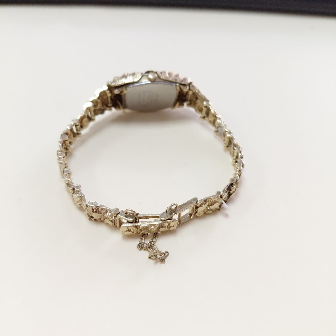 RELOJ CAJA Y PULSO ORO ORO 10 K 23.6 GRMS (SEMINUEVO)