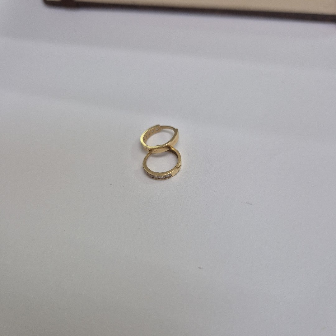 ARRACADAS PAR ORO 14 K 0.9 GRMS (SEMINUEVO)