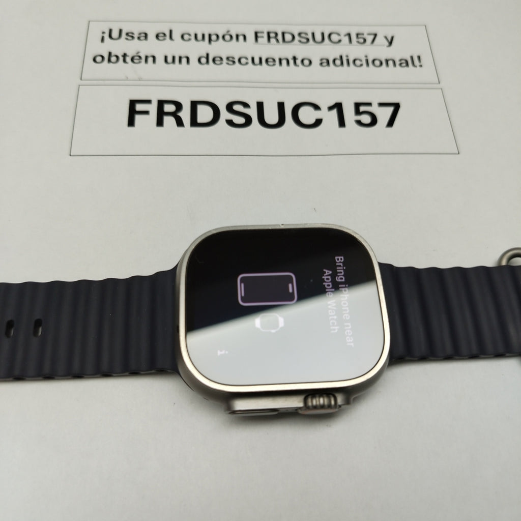 SMARTWATCH APPLE ULTRA 2 TITANIO A2986 49 MM GPS + CELULAR (SEMINUEVO)