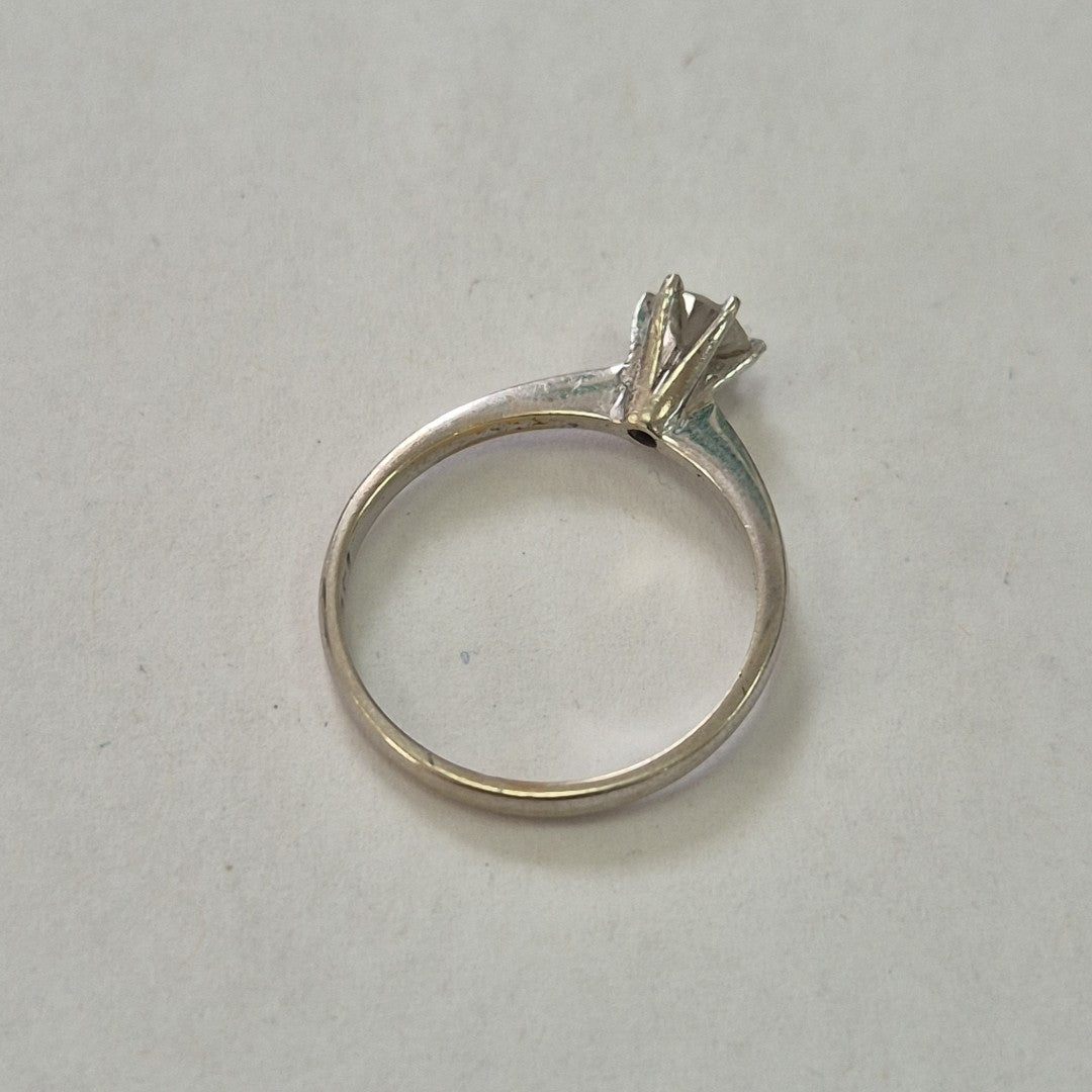 ANILLITO ORO, ORO BLANCO 14 K 2 GRMS (SEMINUEVO)