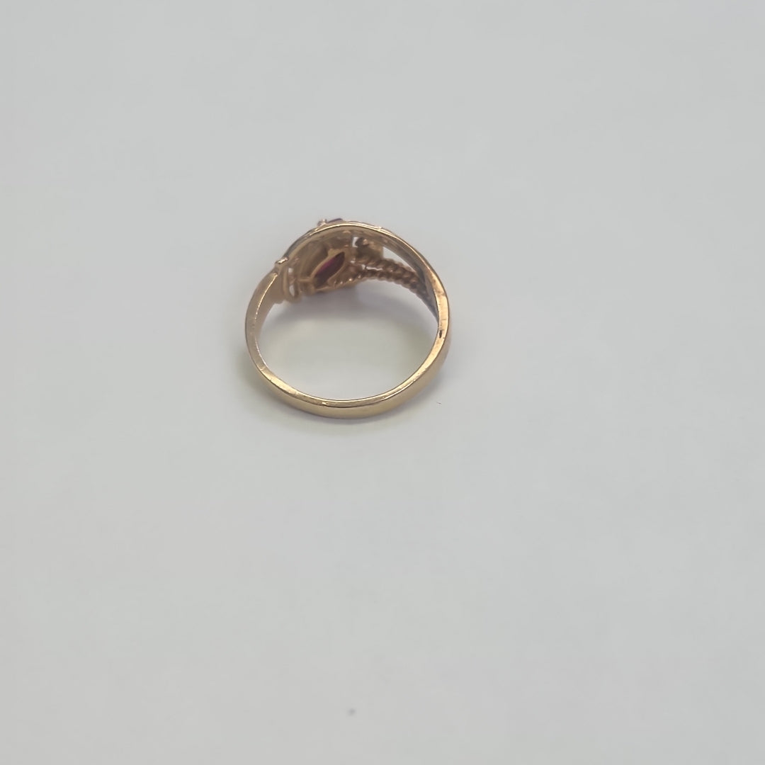 ANILLO ORO 14 K 3.2 GRMS (SEMINUEVO)