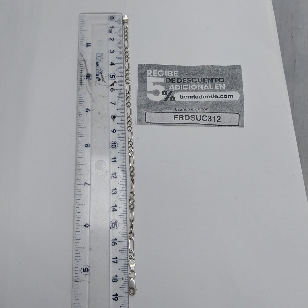 PULSERA PLATA 2.9 GRMS (SEMINUEVO)