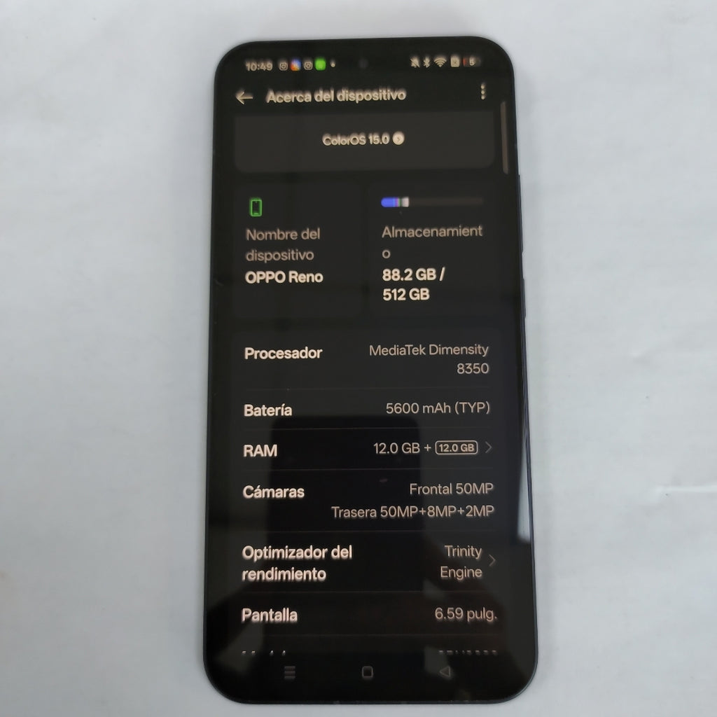 CELULAR OPPO  RENO13 5G CPH2689 (2024) 512 GB 12 GB RAM (SEMINUEVO)