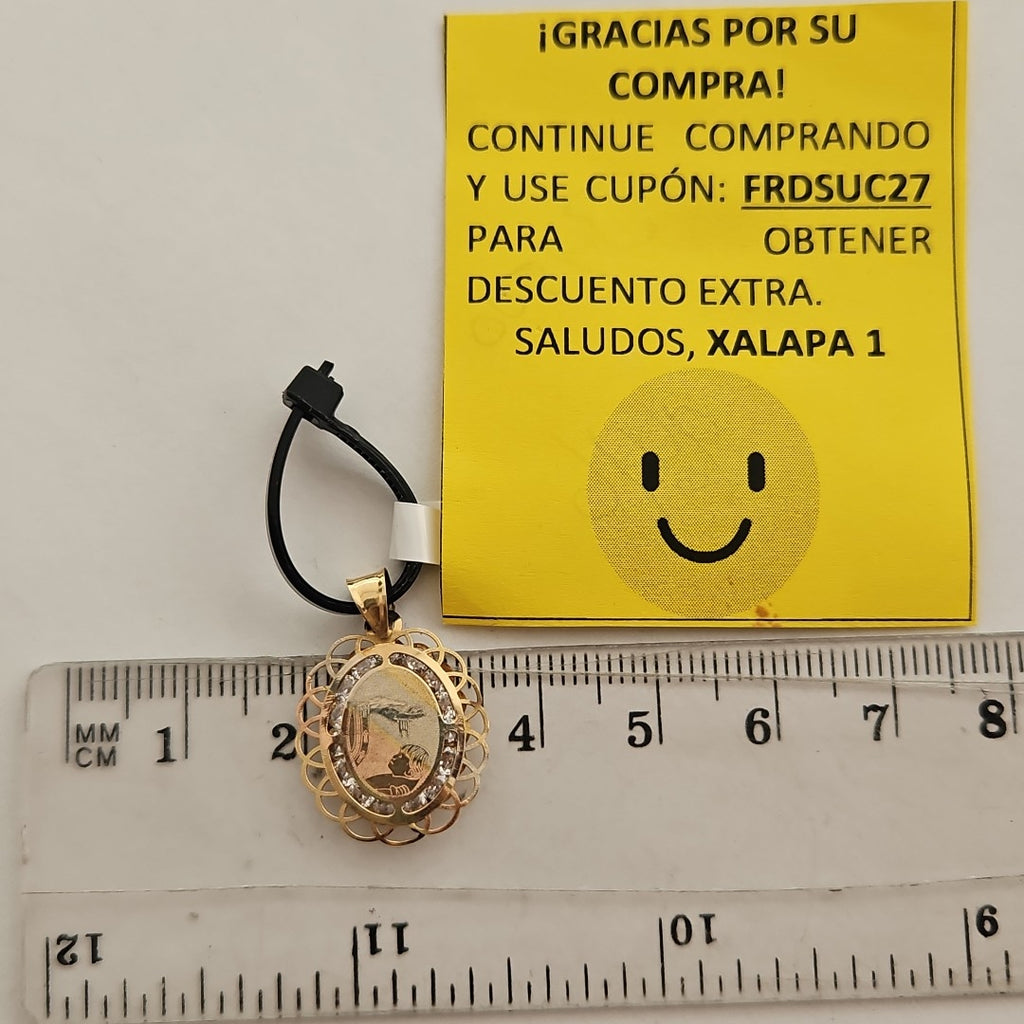 DIJE ORO, ORO COMBINADO 10 K 0.9 GRMS (SEMINUEVO)