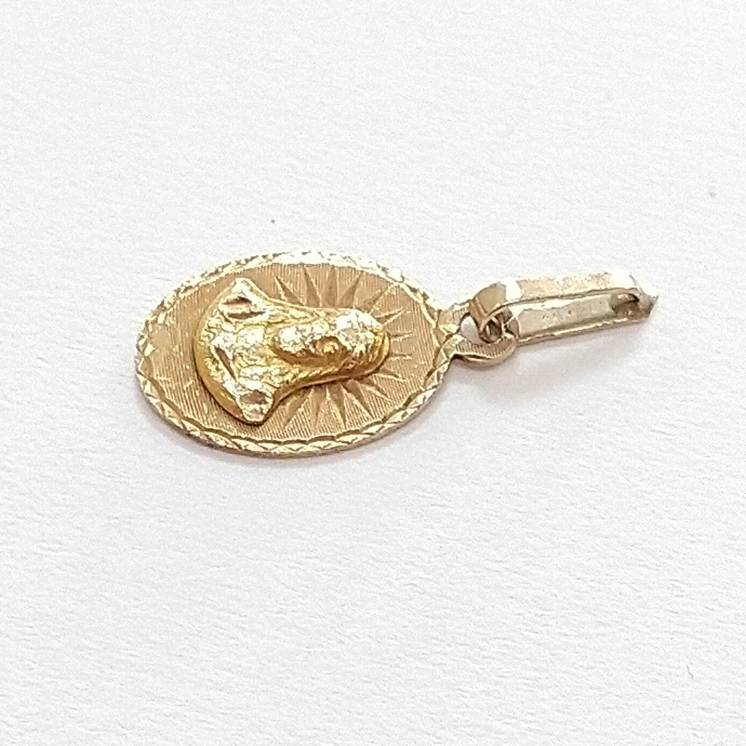 MEDALLA RELIGIOSA ORO 10 K 0.8 GRMS (SEMINUEVO)