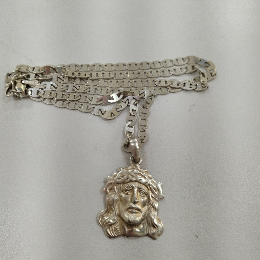 CADENA, DIJE PLATA 10.5 GRMS (SEMINUEVO)