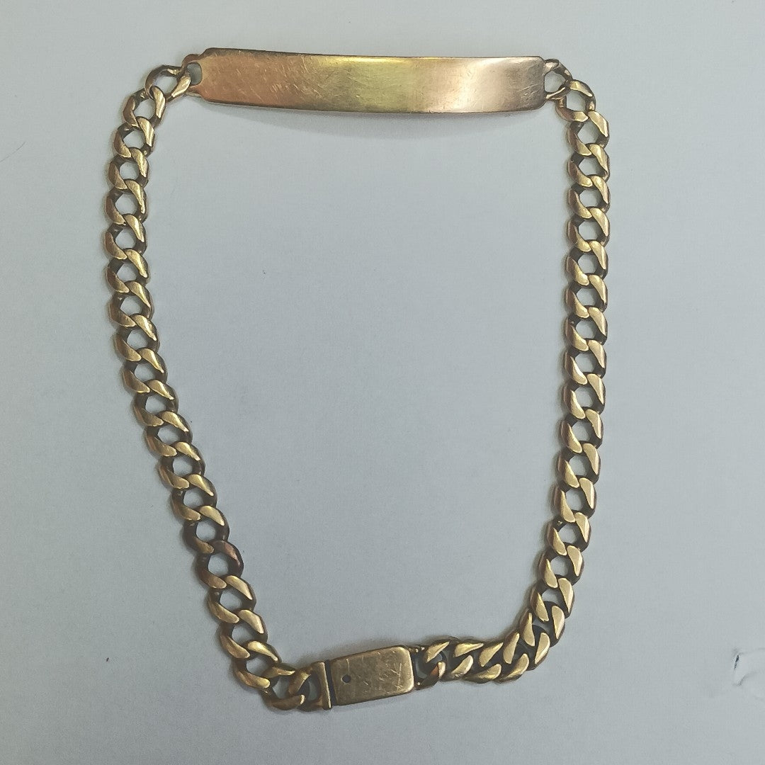 K1 12,00 GRMS 14 K ESPECIFICACIONES COMPLEMENTARIAS ESCLAVA 14K PLACA LISA (SEMINUEVO)