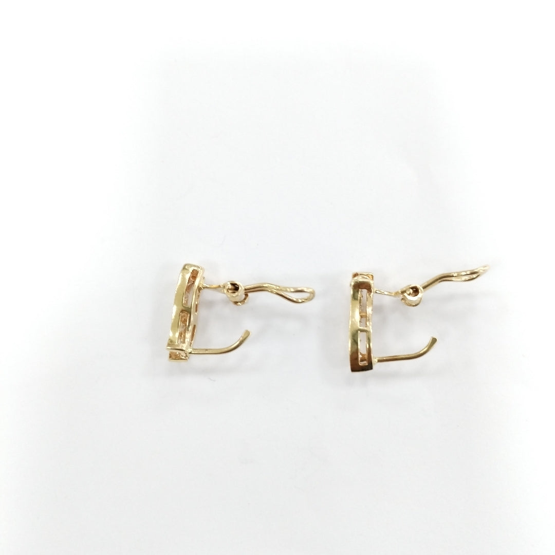 ARETES PAR ORO 14 K 4.1 GRMS (SEMINUEVO)