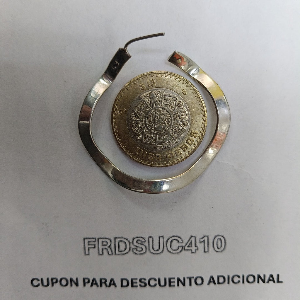 BROQUELES PAR PLATA 8,00 GRMS (SEMINUEVO)