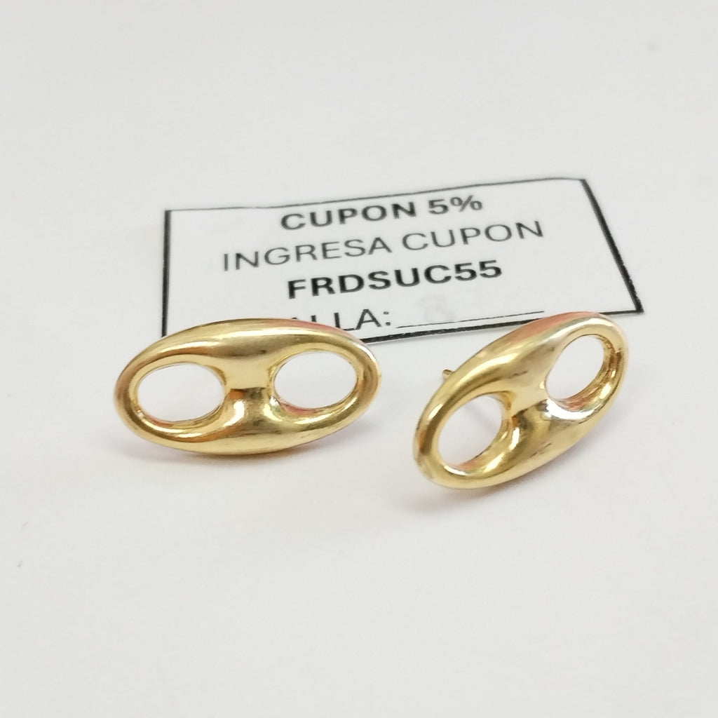 BROQUELES PAR ORO 18 K 3.7 GRMS (SEMINUEVO)