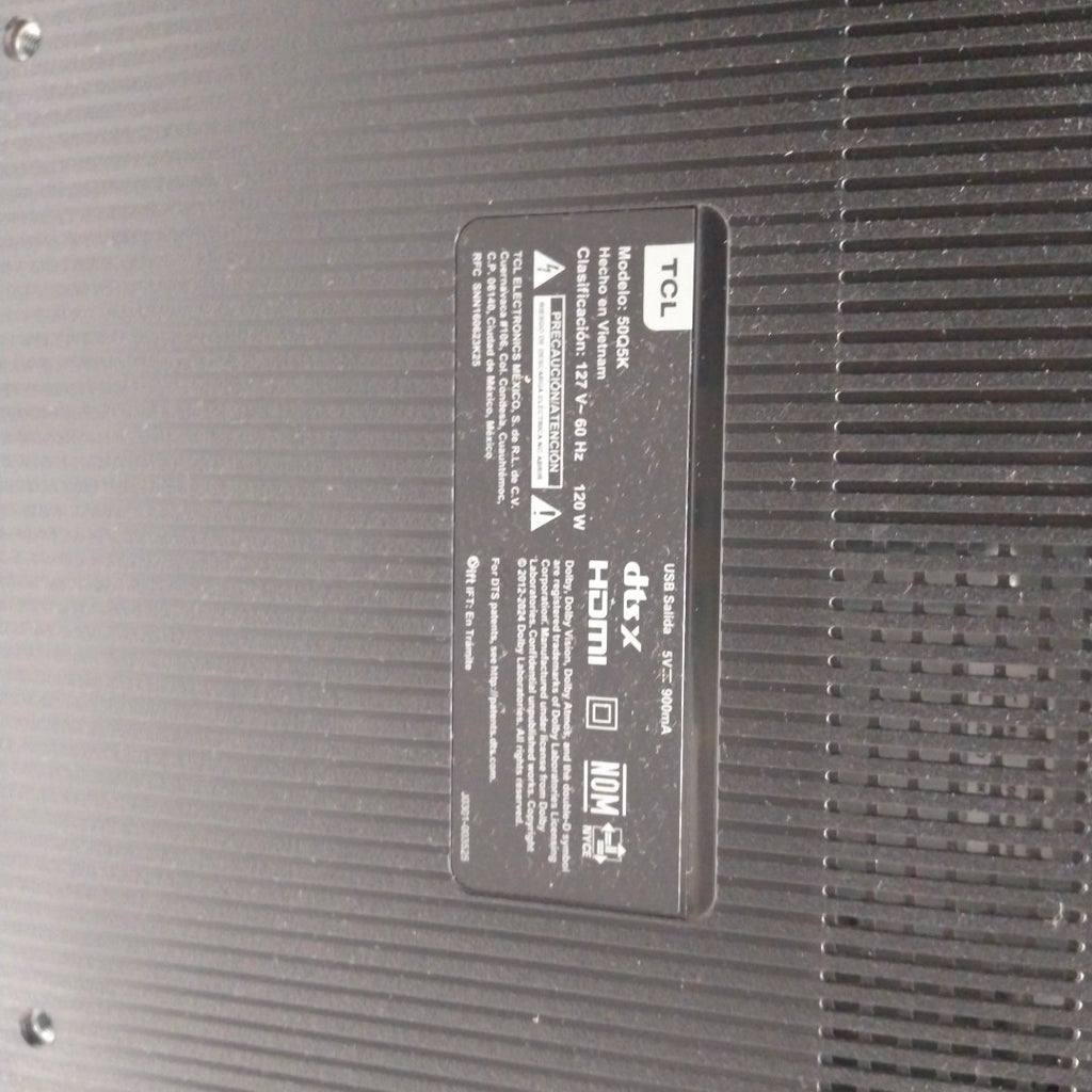 PANTALLA TCL 50Q5K (2024) 50" LED 4K (SEMINUEVO)