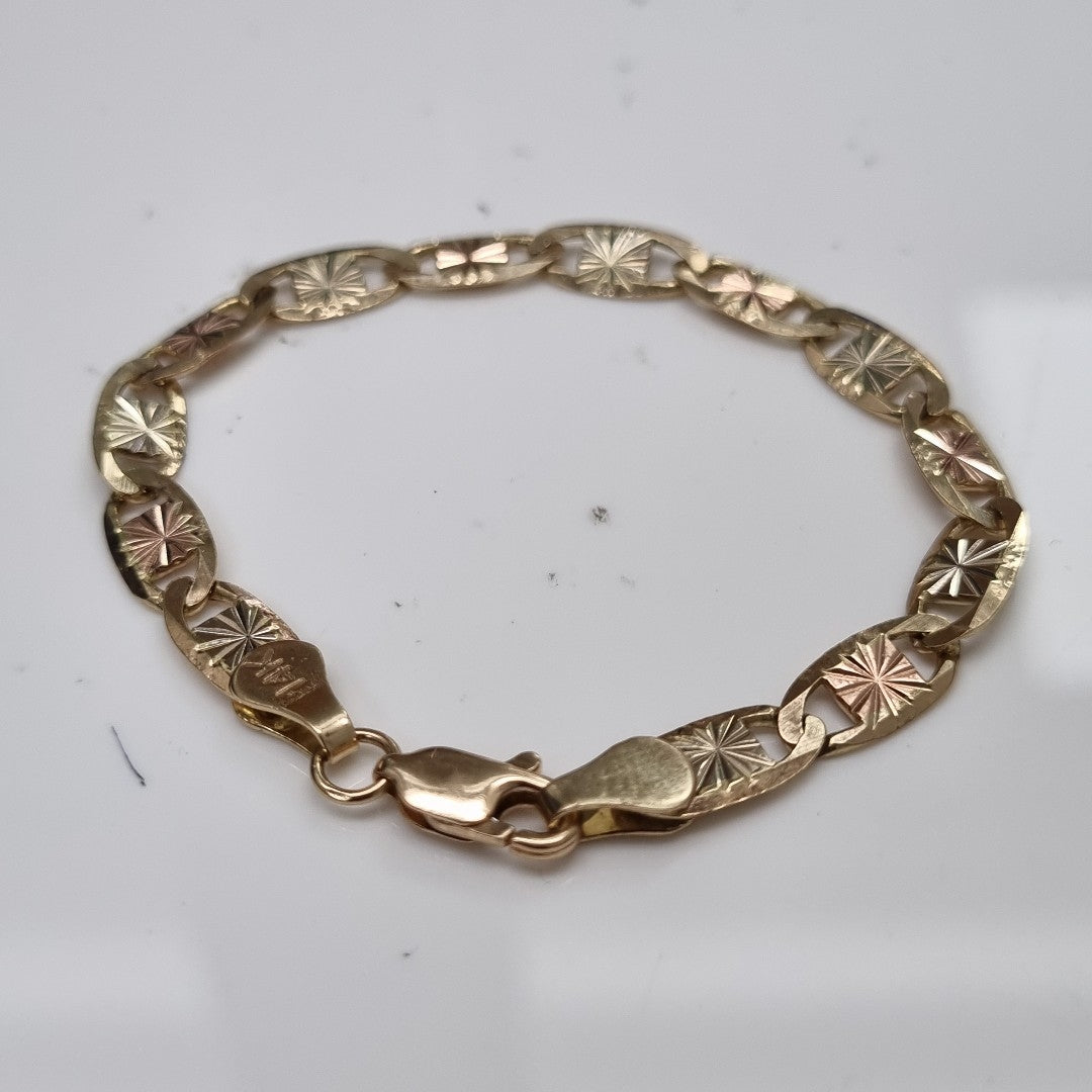 PULSERA TEJIDO MARINERO 6.61GR 16 CM (NUEVO)