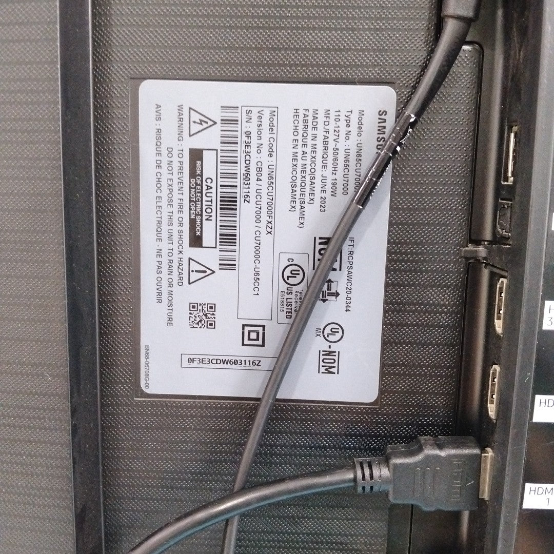 PANTALLA SAMSUNG UN65AU8000F (2023) 65" LED 4K (SEMINUEVO)