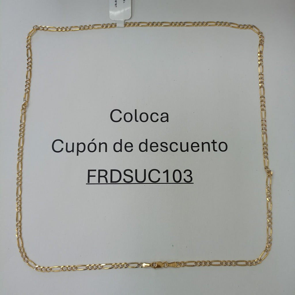 CADENA TEJIDO 3X1 9G 60 CM (NUEVO)