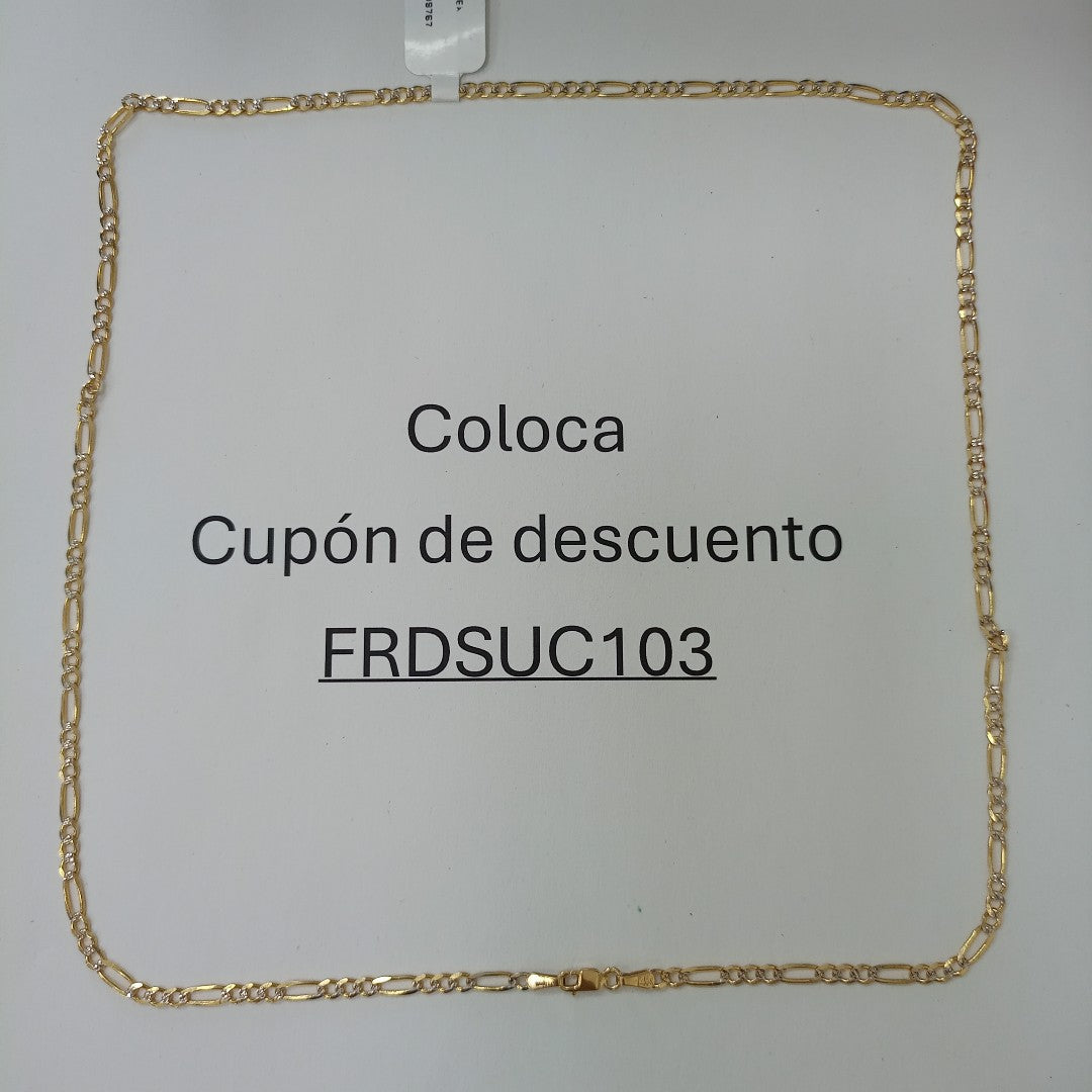 CADENA TEJIDO 3X1 9G 60 CM (NUEVO)