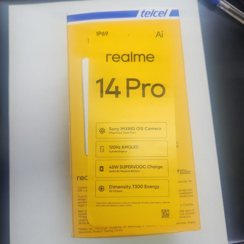 CELULAR REALME 14 PRO 5G RMX5056 (2025) 256 GB 8 GB RAM (SEMINUEVO)