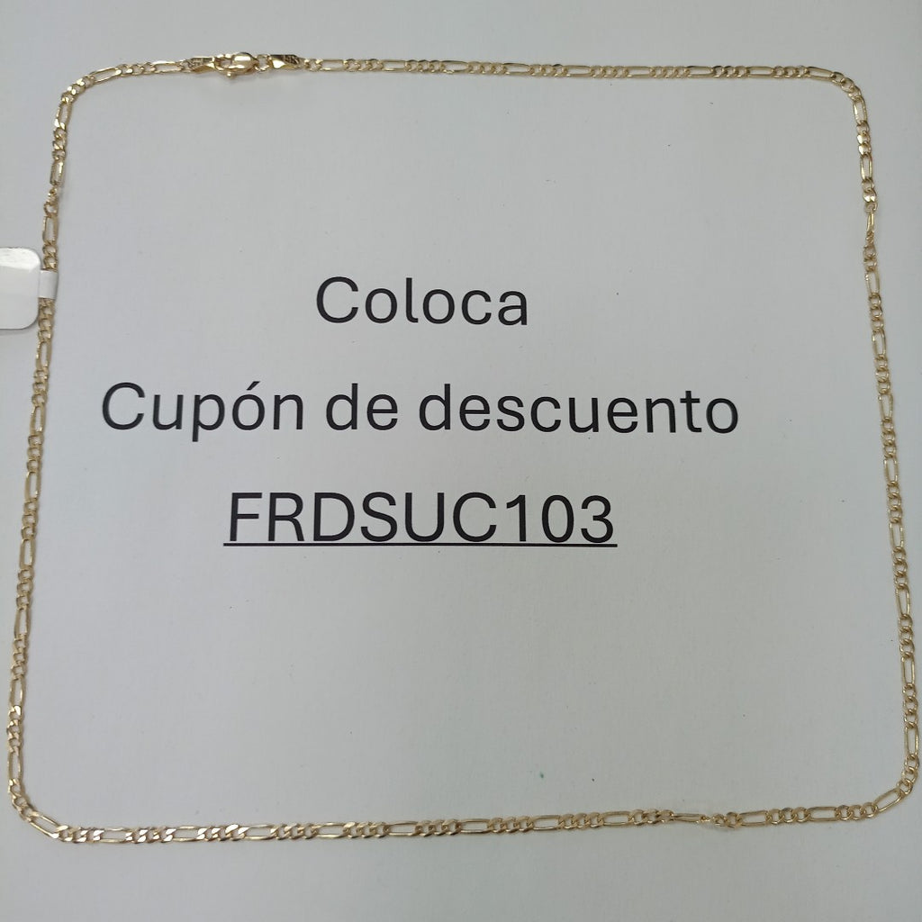 CADENA TEJIDO 3X1 5.2G 55 CM (NUEVO)