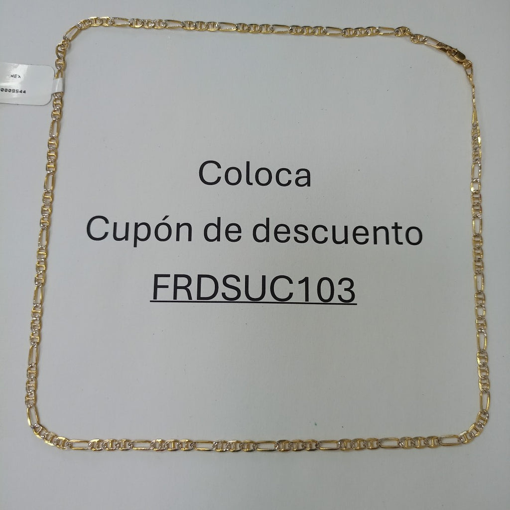 CADENA TEJIDO 3X1 8.4G 55 CM (NUEVO)