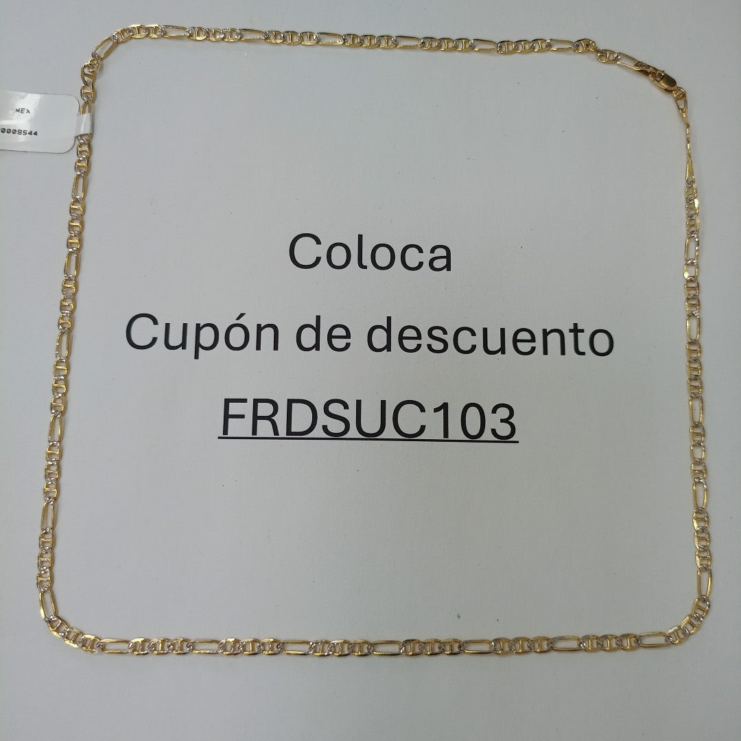 CADENA TEJIDO 3X1 8.4G 55 CM (NUEVO)