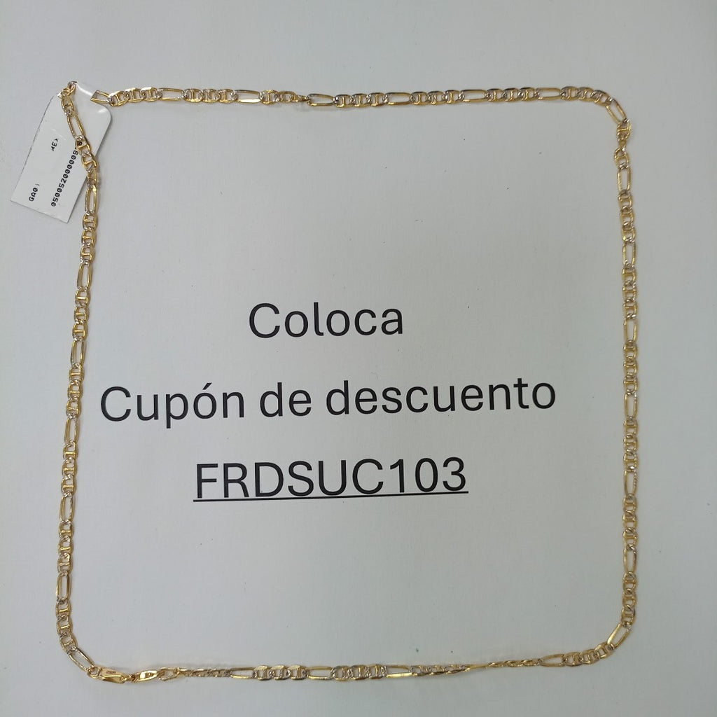 CADENA TEJIDO 3X1 8.6G 55 CM (NUEVO)