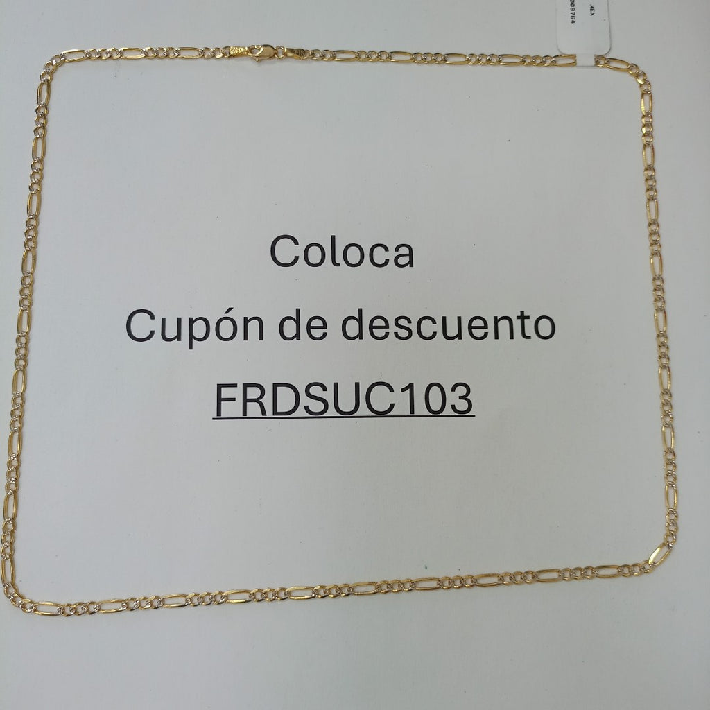 CADENA TEJIDO 3X1 9G 60 CM (NUEVO)