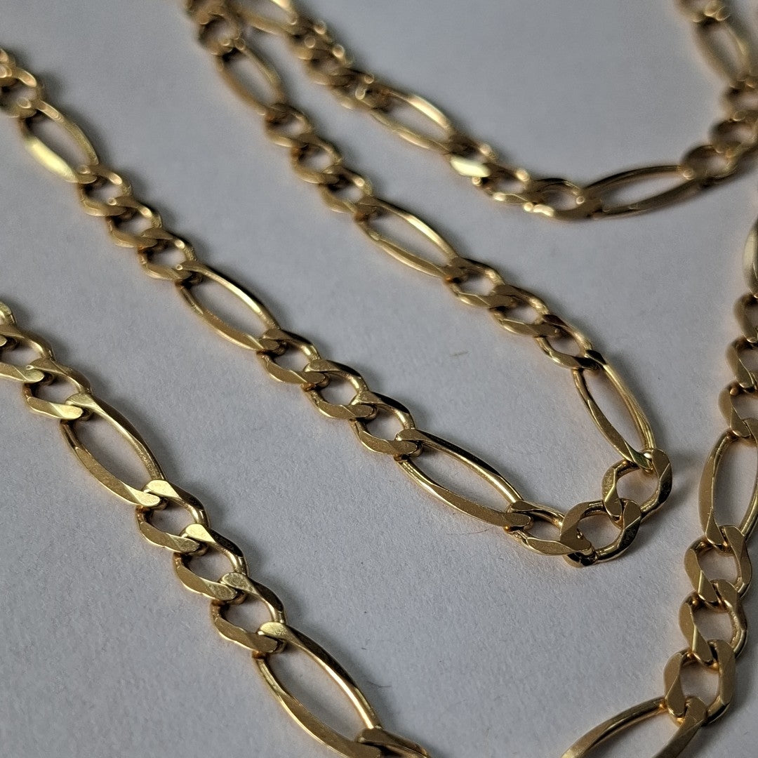 CADENAS CARTIER 3 1 AMARILLA ORO 14K 12.2 (NUEVO)