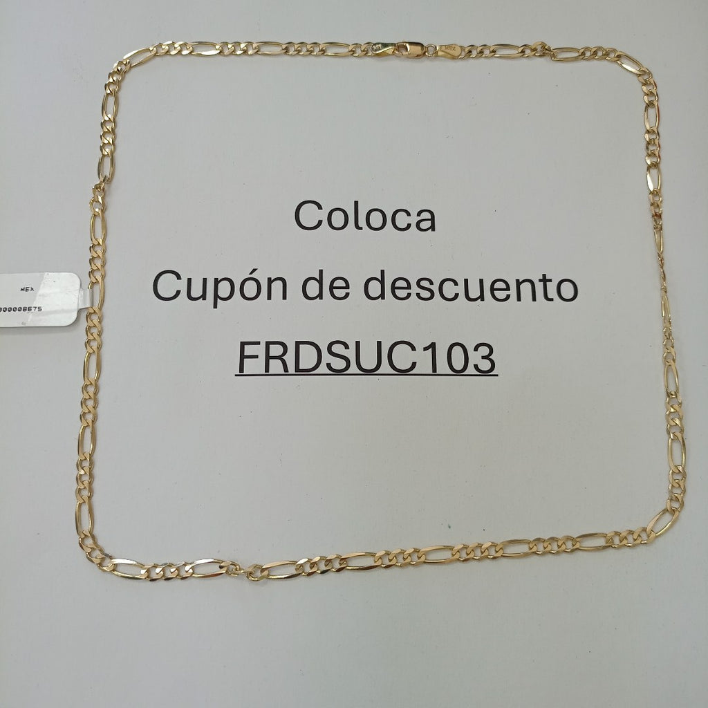 CADENA TEJIDO 3X1 12.1G 55 CM (NUEVO)