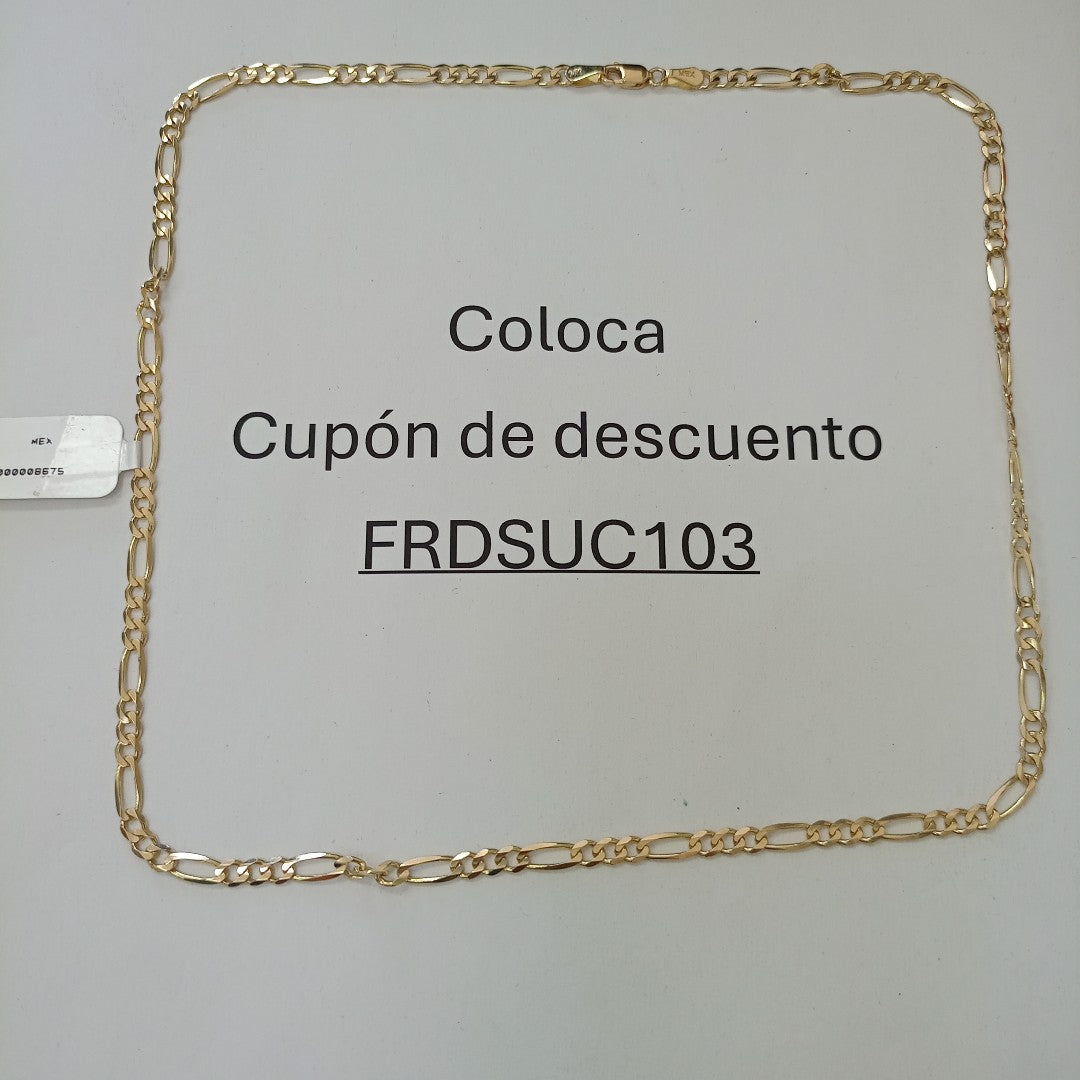 CADENA TEJIDO 3X1 12.1G 55 CM (NUEVO)