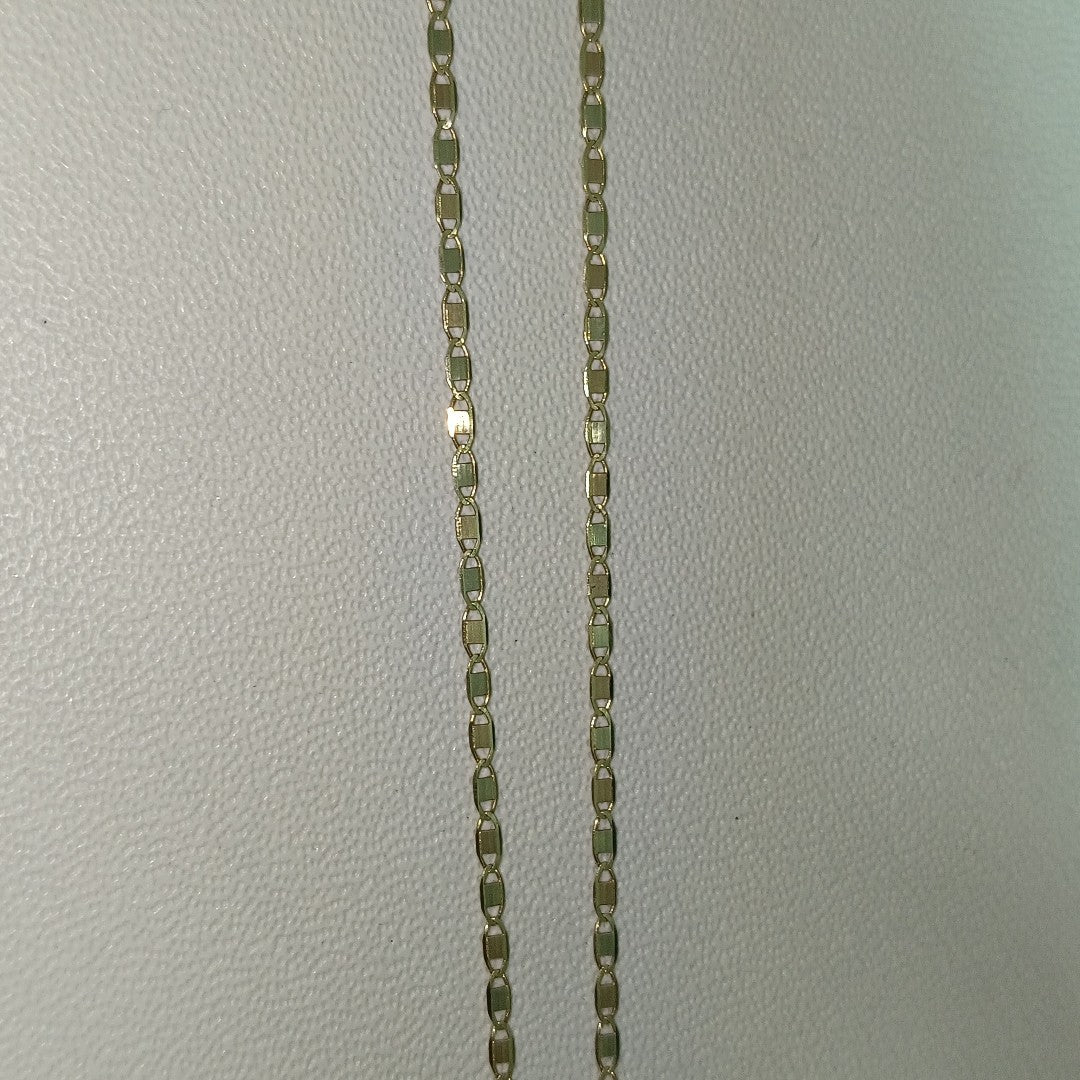 CADENA TEJIDO MARINERO 2.11GR 55 CM (NUEVO)