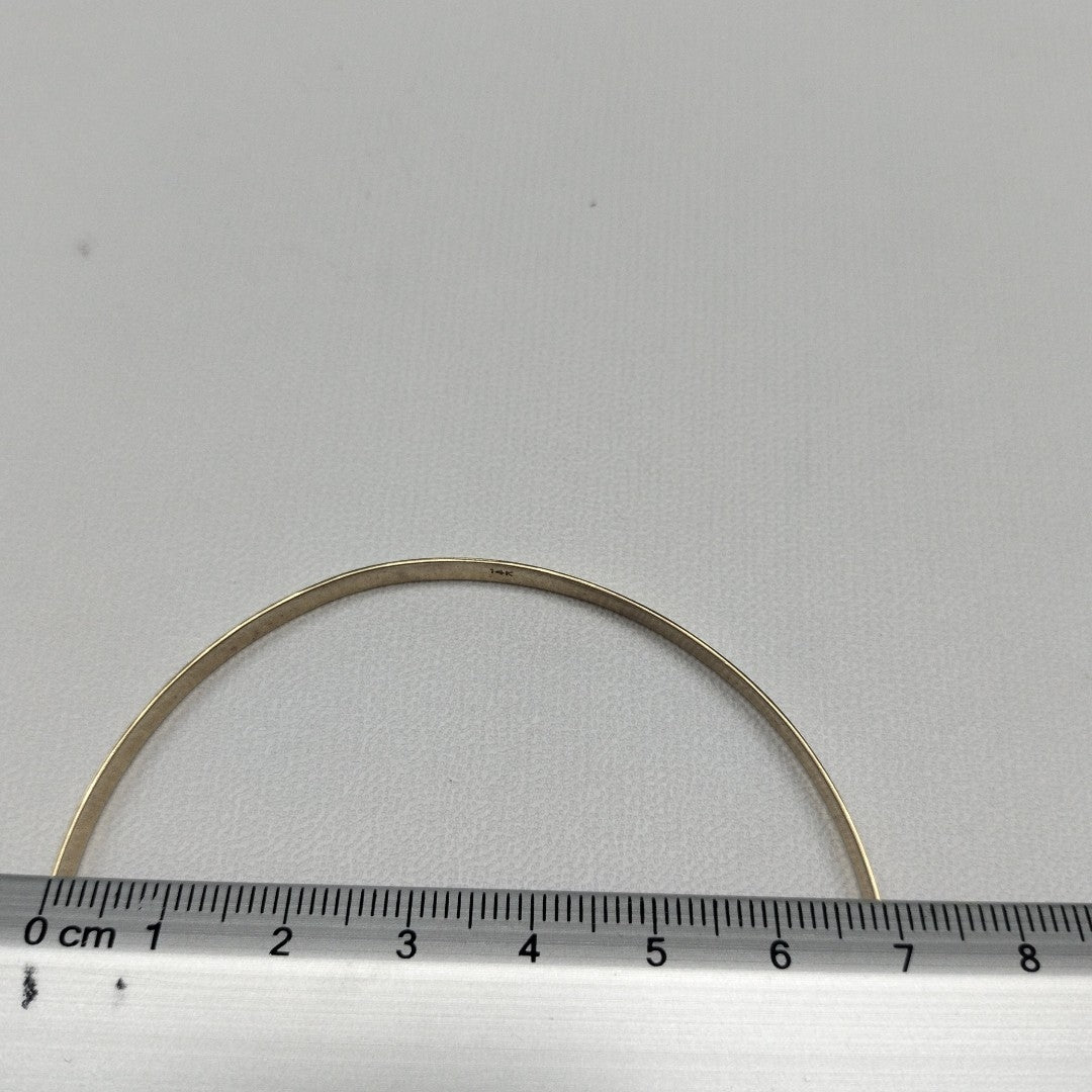 PULSERA RIGIDA ORO 14 K 6.1 GRMS (SEMINUEVO)