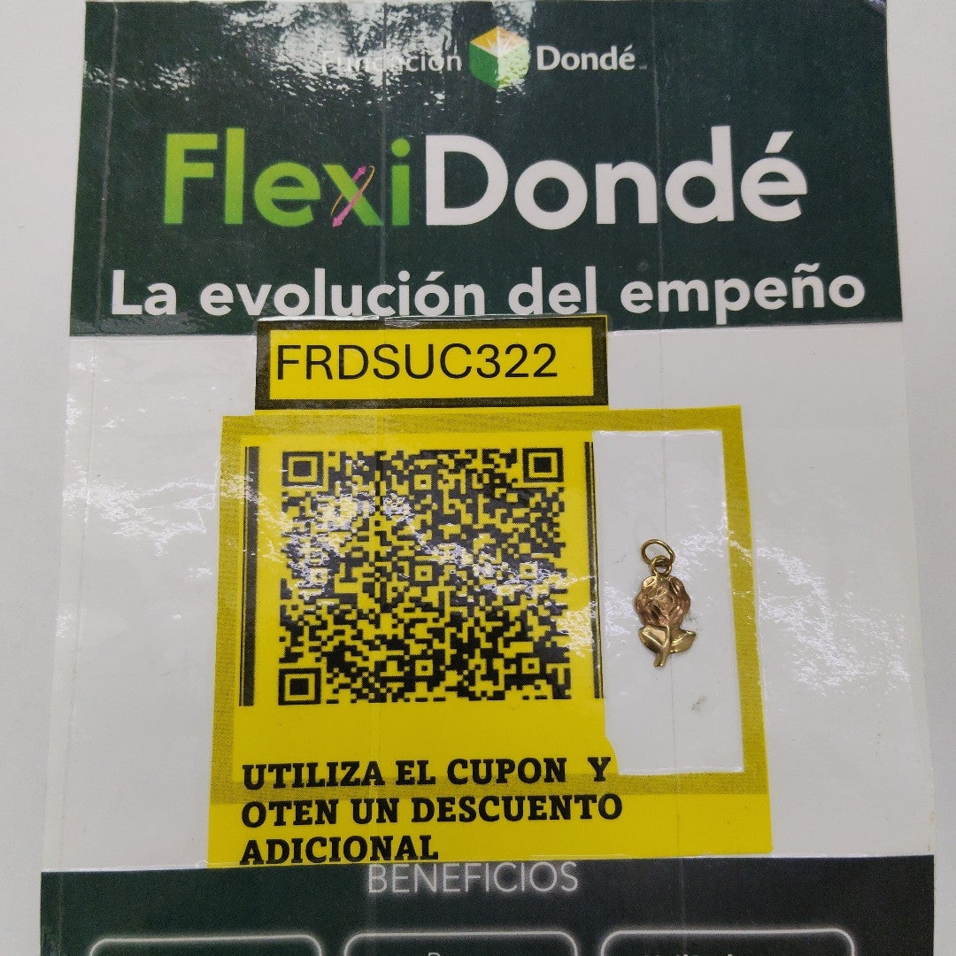 DIJE ORO, ORO COMBINADO 10 K 0.5 GRMS (SEMINUEVO)